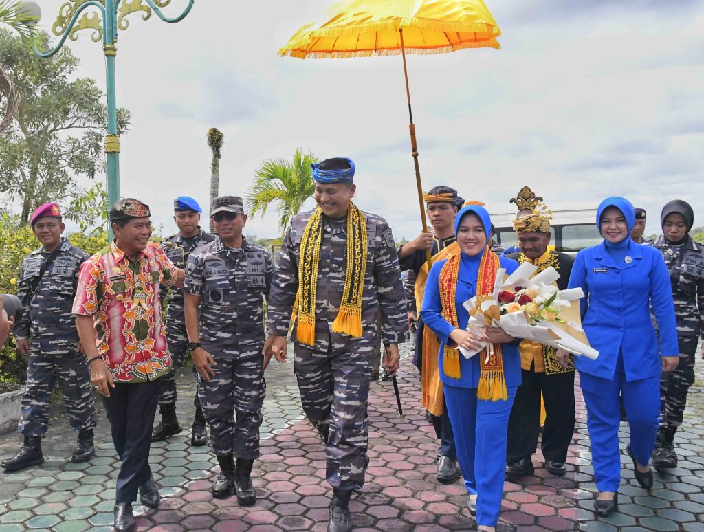 Gubernur Kaltara dan Unsur Forkopimda Sambut Kedatangan Danlantamal XIII yang Baru