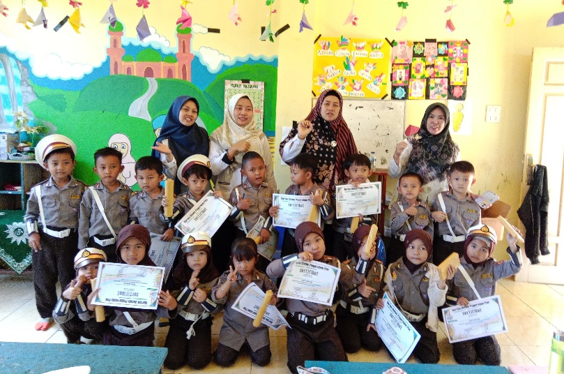 Giliran TK Aisyiyah 3 Disambangi Tim Roadshow Lomba Mewarnai