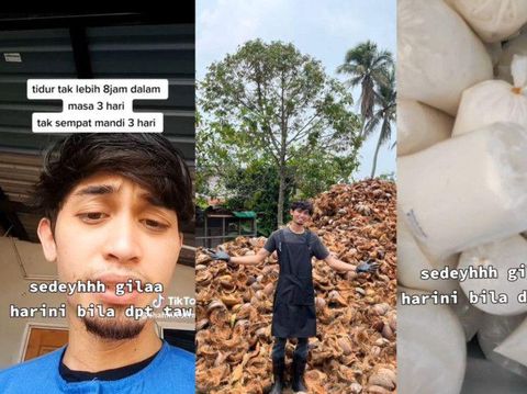 Cerita Pilu Pria di Malaysia Batal Jual 100 Kilogram Santan Karena Basi, Rugi 6,6 juta