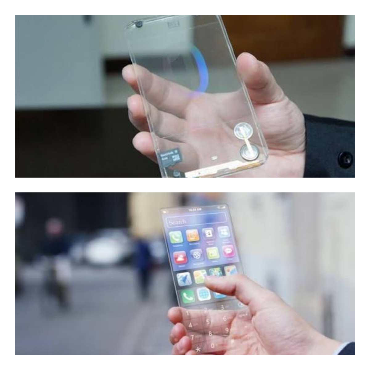 Sulit Dipercaya, Handphone Layar Transparan Kini Jadi Kenyataan