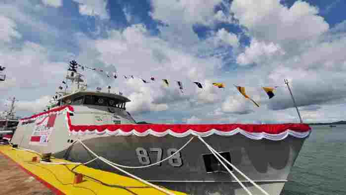 KSAL Luncurkan KRI Butana 878 dan KRI Selar 879, Perkuat Dua Lantamal