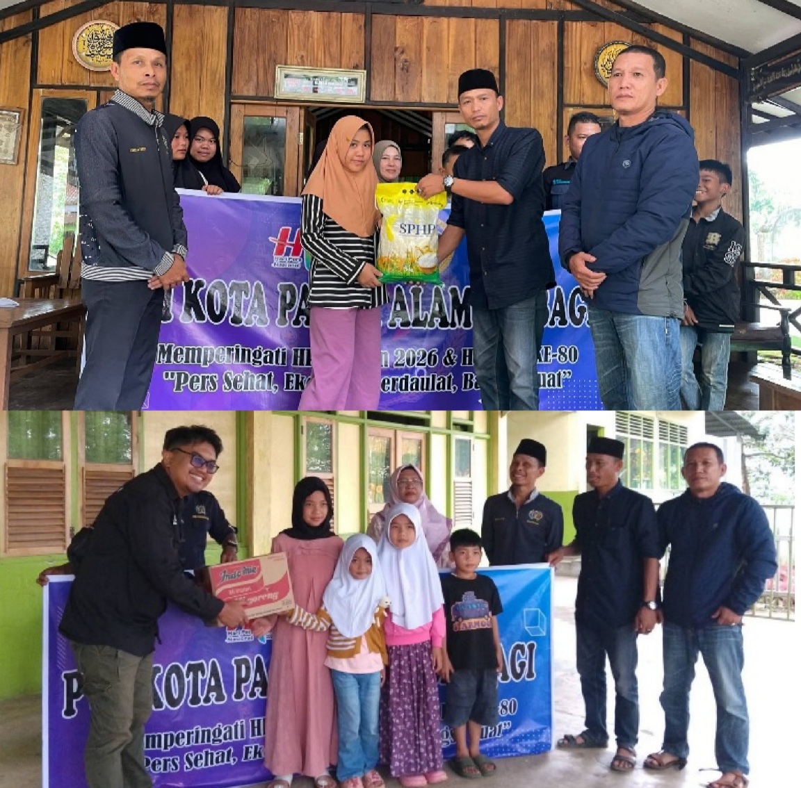 Baksos PWI Pagar Alam Peduli Sambangi Panti Asuhan, Kehadiran Pers Dirasakan Masyarakat