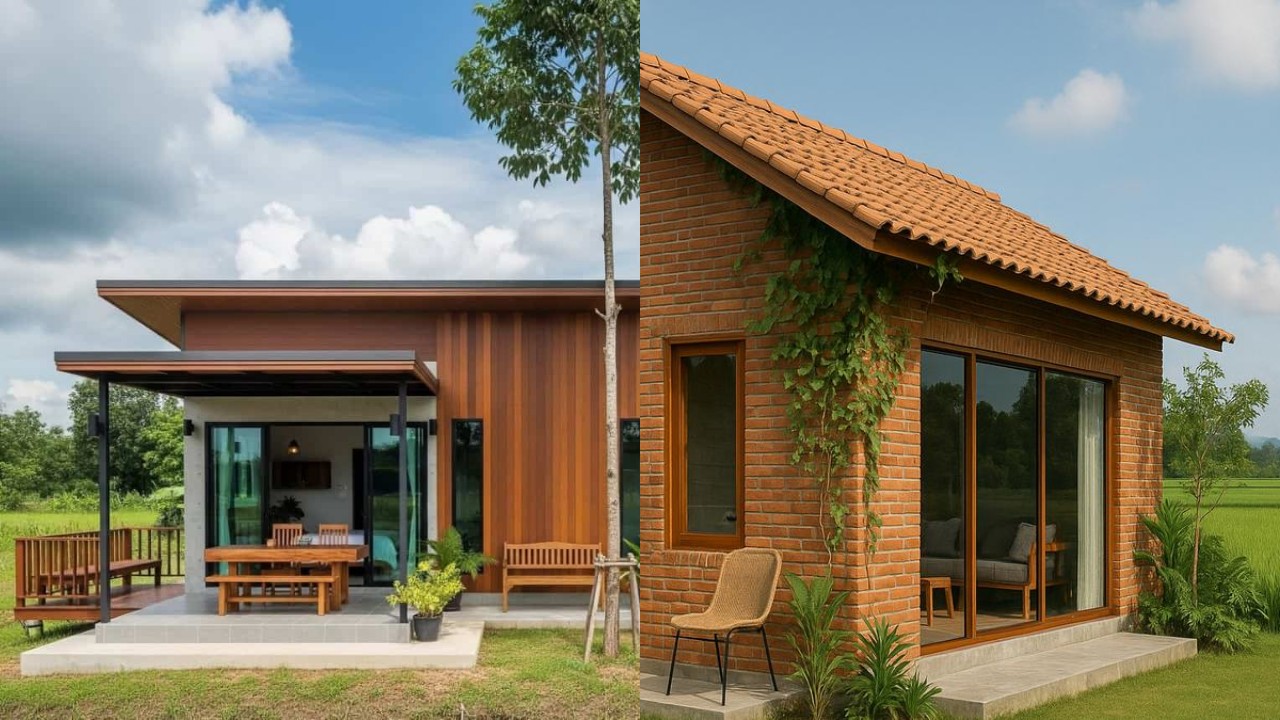 Model Desain Rumah Pinggir Sawah yang Unik dan Nyaman Ditempati!