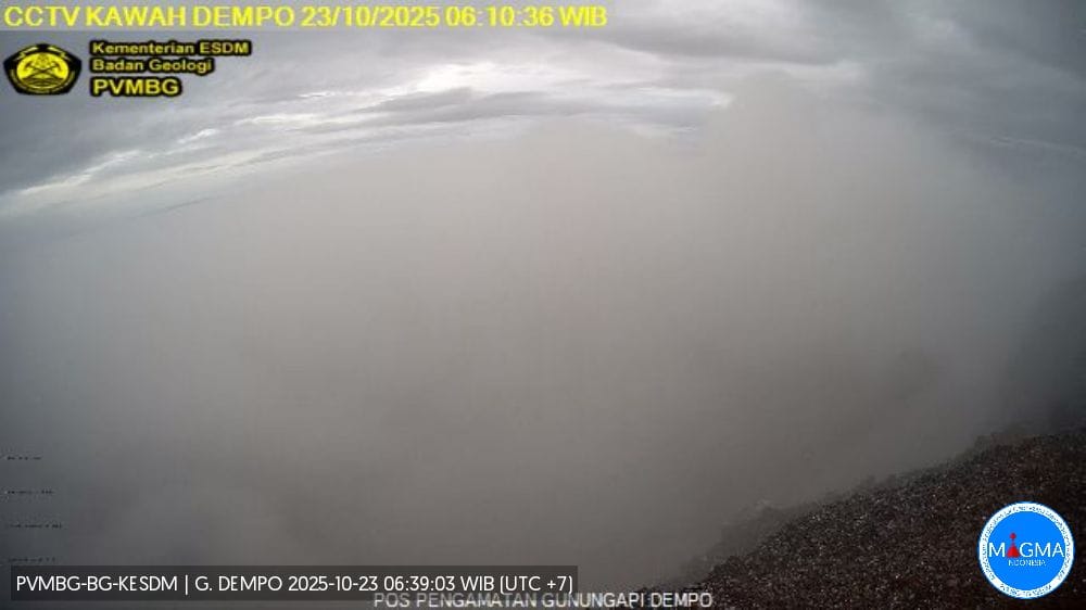 Gunung Dempo Masih Waspada: Aktivitas Vulkanik Rendah, PVMBG Imbau Warga Tetap Jaga Jarak Aman