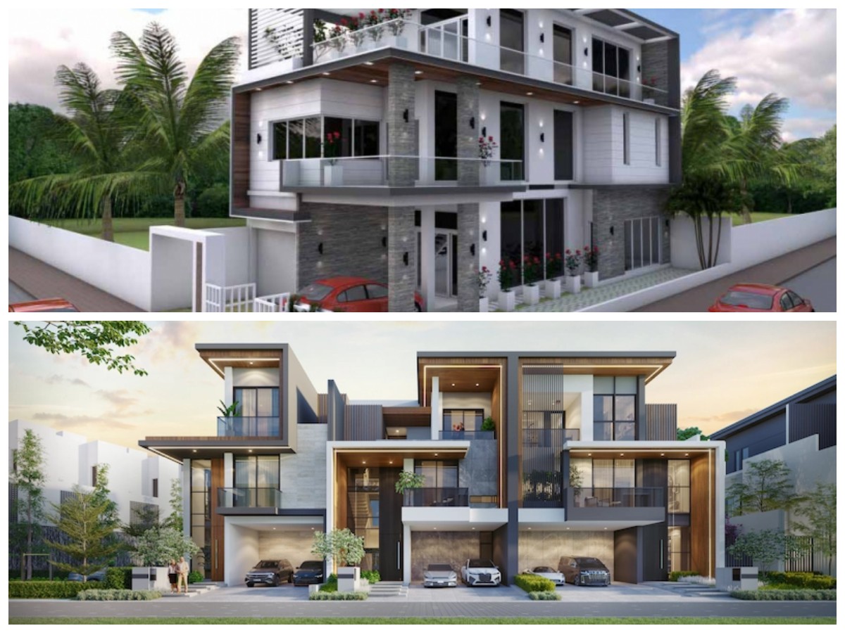 Inspirasi Rumah Mewah 3 Lantai Terbaru, Perpaduan Desain Eksklusif dan Fungsional