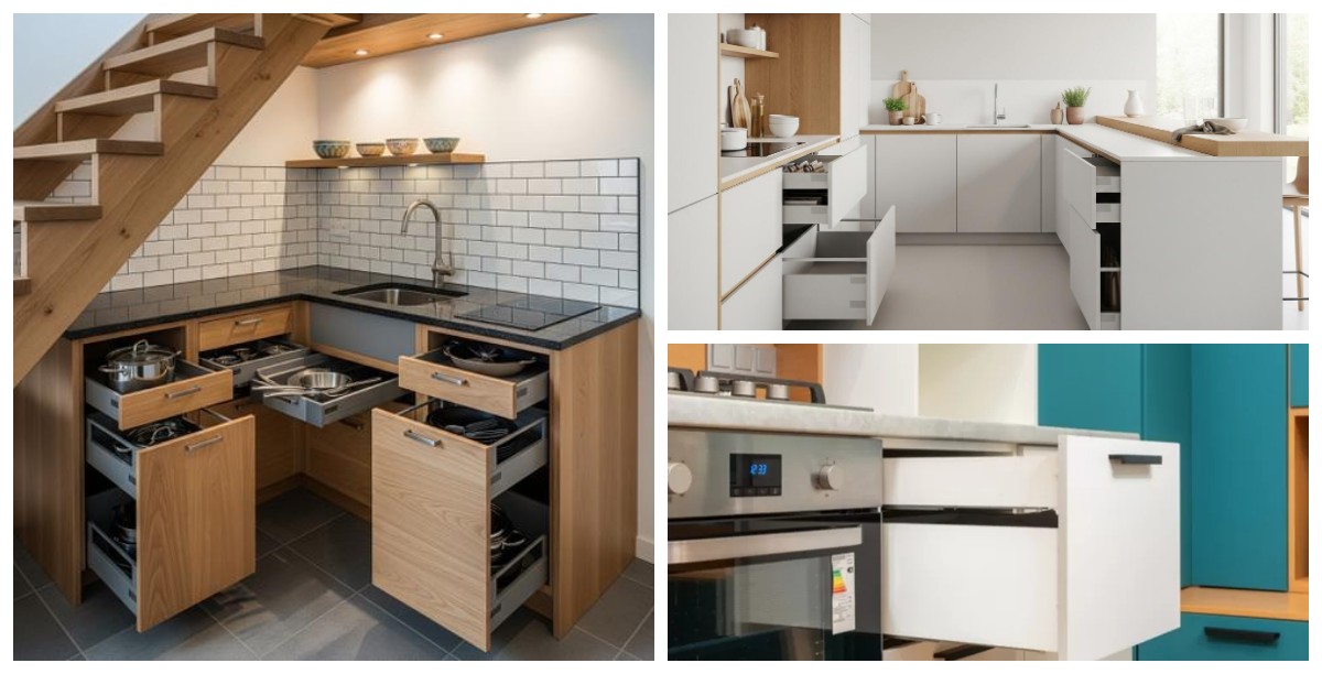 Tampil Rapi dan Maksimal, 6 Hidden Storage Laci Tarik Dapur 2026 yang Wajib Dicoba