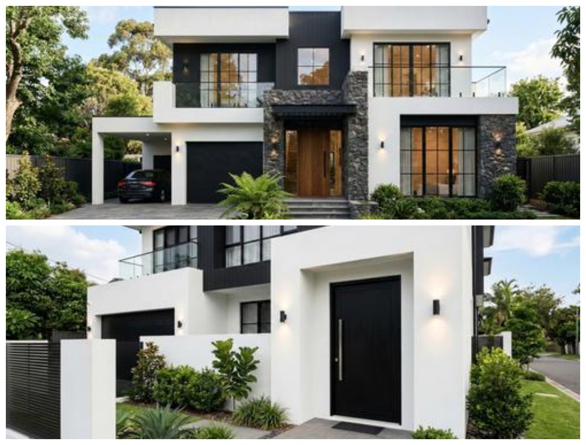 Elegan dalam Kesederhanaan: 7 Model Rumah Minimalis Cat Hitam Putih Paling Eksklusif di Tahun 2026