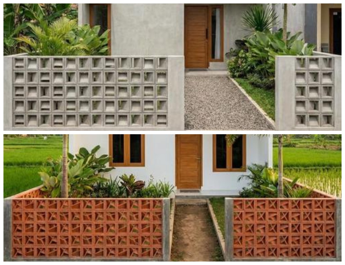 7 Model Pagar Roster untuk Rumah Kecil di Desa: Solusi Hunian Modern yang Adem dan Nyaman
