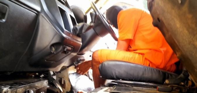 Ahlinya, Begini Trik Otak Pelaku Mencuri Mobil di Gudang Kopi