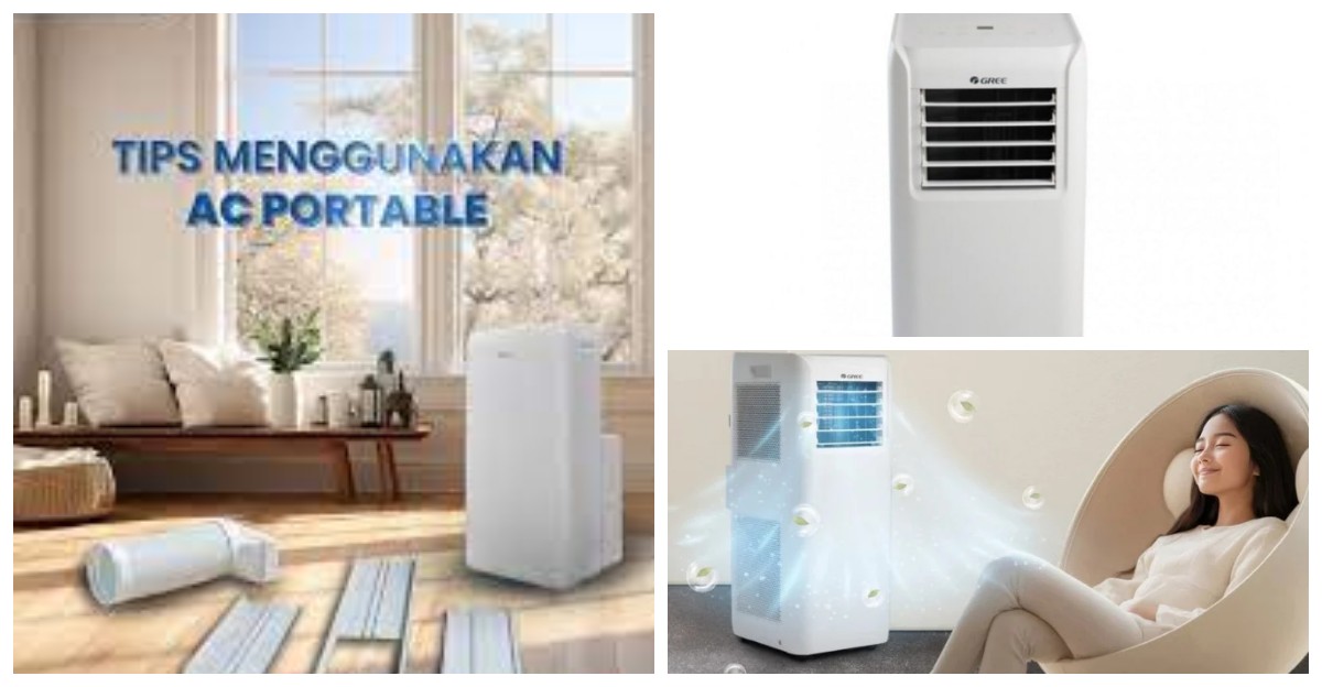 AC Portable Gree: Solusi Mudah untuk Dapatkan Ruangan Dingin Tanpa Instalasi Ribet, Praktis dan Efisien