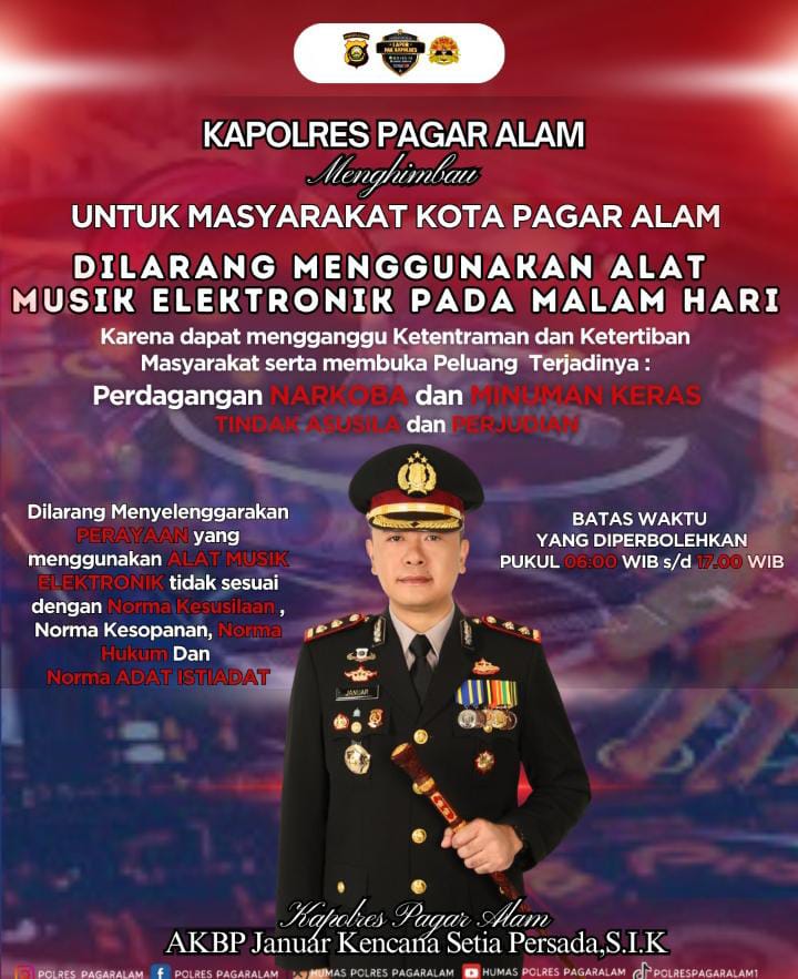 Polisi Tindak Tegas Pelanggar Musik Keras, Warga Tetap Nyaman di Malam Hari