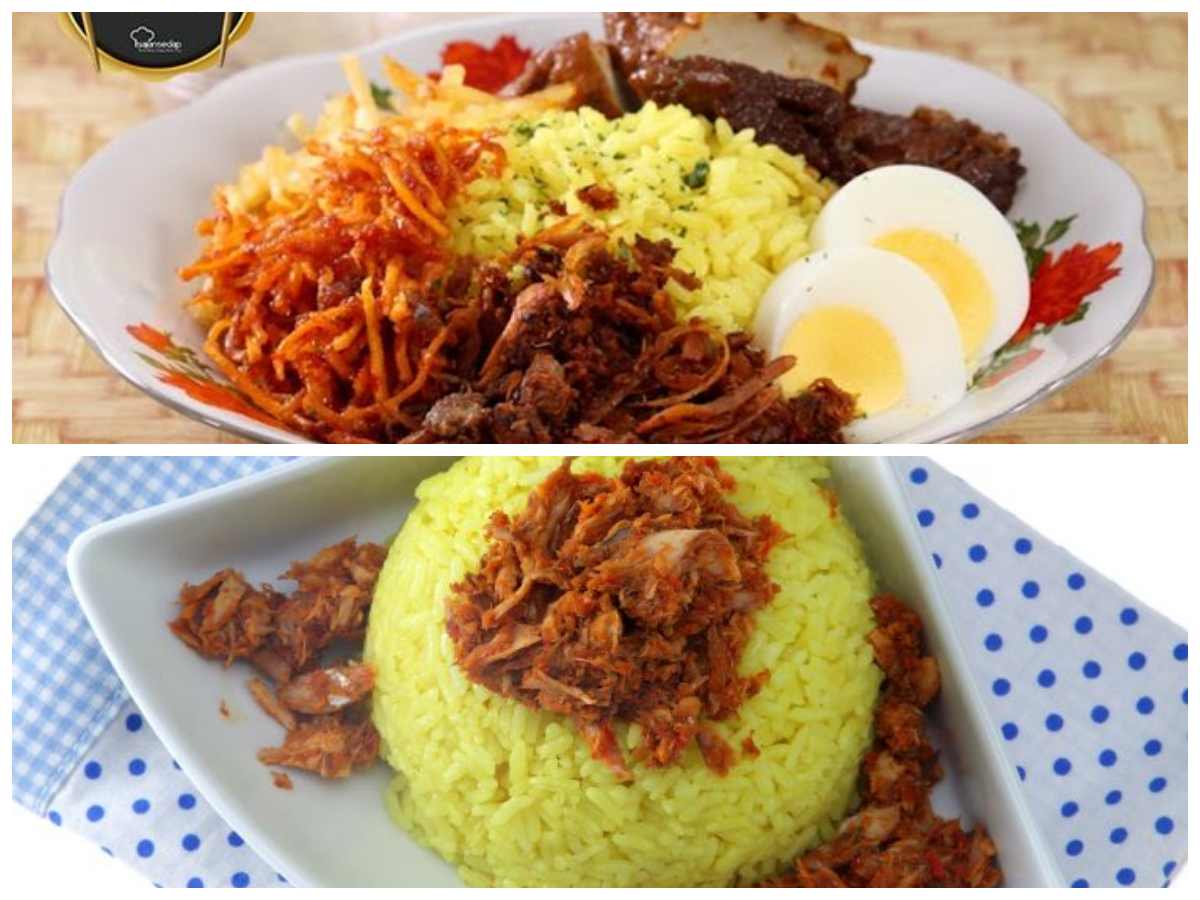 Lezatnya Nasi Kuning Manado dengan Abon Cakalang Rica, Wajib Dicoba!