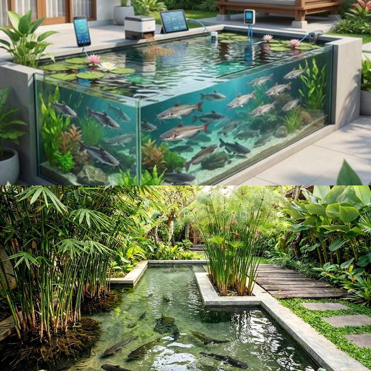 9 Desain Kolam Ternak Lele Sambil Menghadirkan Taman Air, Tren Budidaya yang Menarik