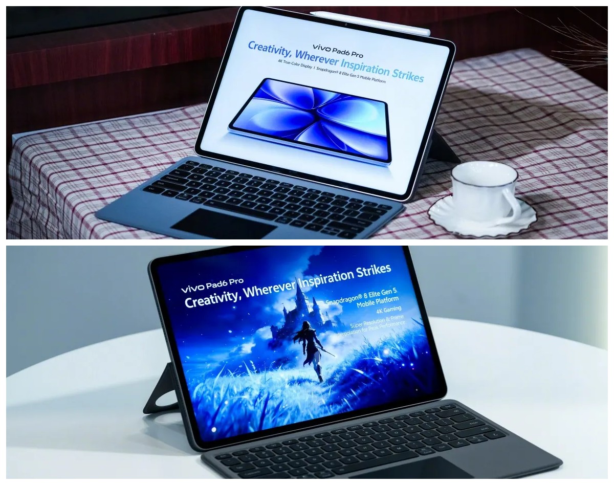 Tablet Flagship Baru! Vivo Pad6 Pro Usung Snapdragon 8 Elite Gen 5 dan Layar 4K 144Hz Super Mulus!