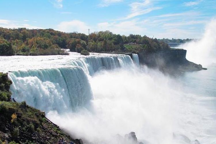 Sangat Eksotis Pemandangan yang Penakjubkan di Air Terjun Niagara Hingga Masuk UNESCO!