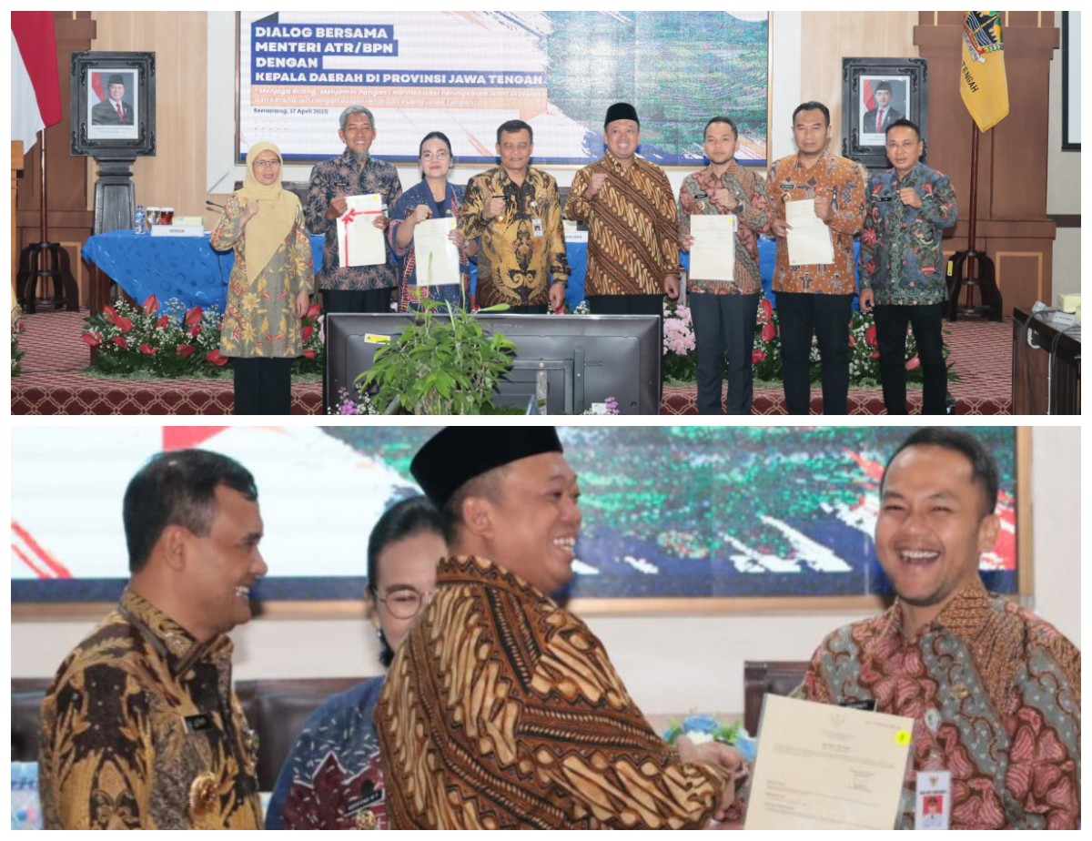 Menteri ATR/BPN Serahkan Ratusan Sertipikat Aset kepada Pemda se-Jawa Tengah!