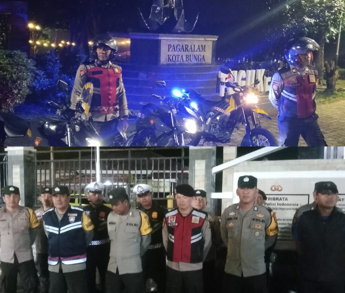 Aksi Nyata Polres Pagaralam: Patroli Malam Weekend Tekan Kejahatan Jalanan
