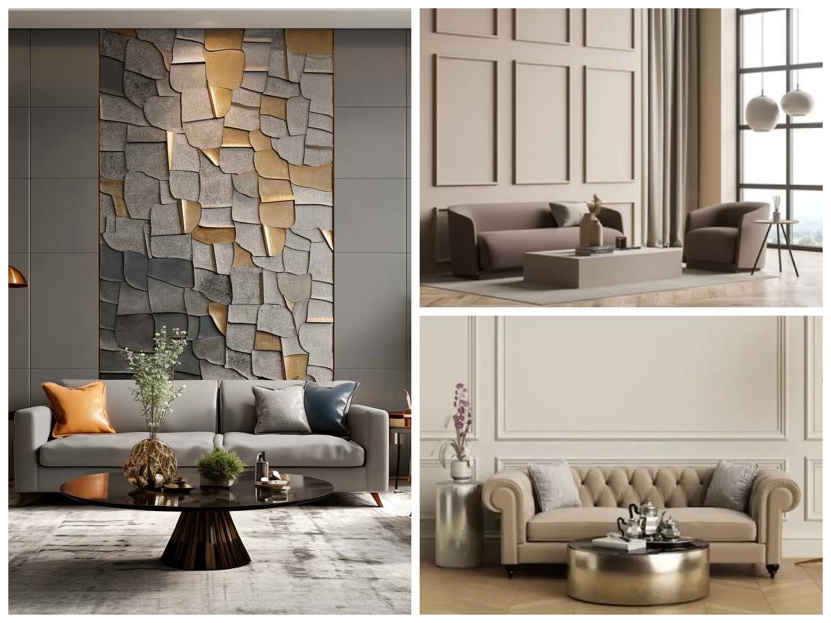 Sentuhan Elegan: 10 Desain Wall Moulding untuk Ruang Tamu Minimalis!