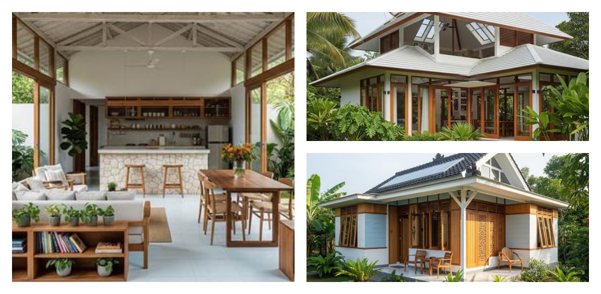 10 Desain Rumah Mungil High Ceiling Anti Pengap yang Terasa Luas di Iklim Tropis Buatkan judul berita yang men