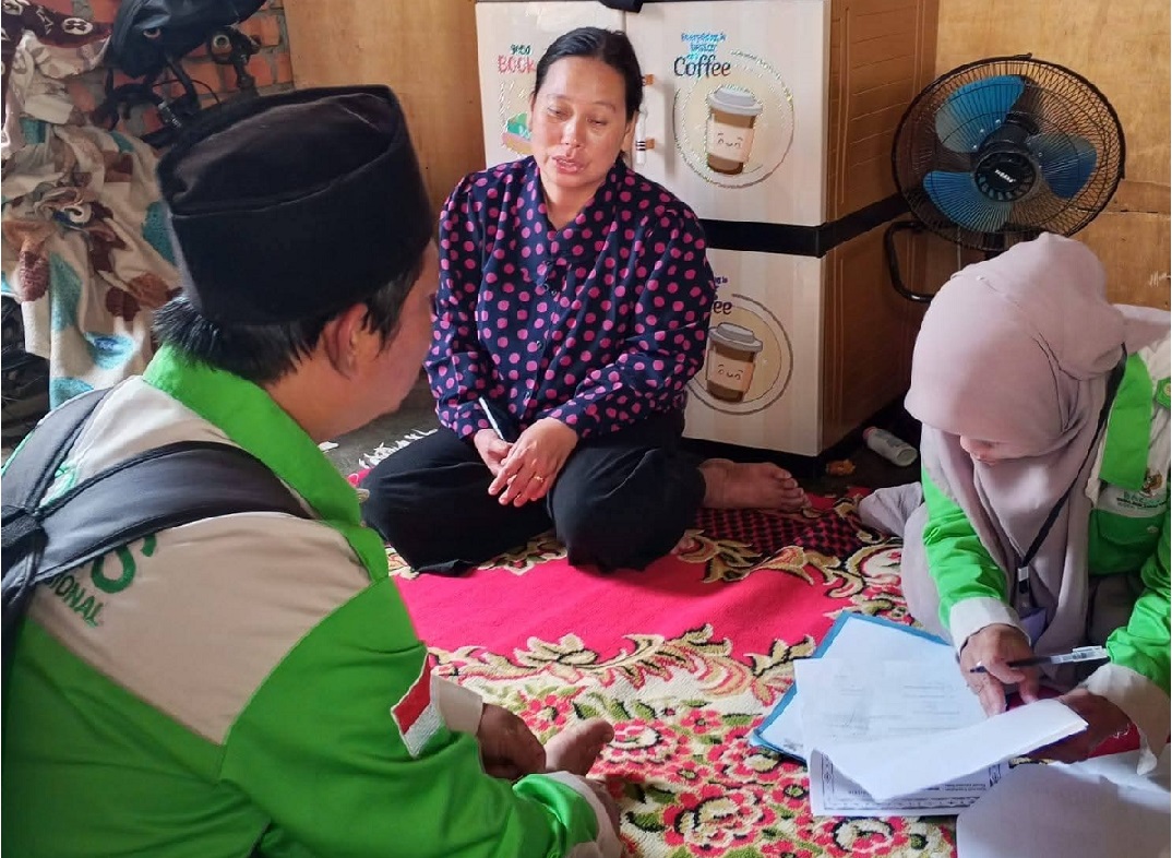 BAZNAS Pagar Alam Turun Langsung, Pastikan Bantuan Tepat Sasaran