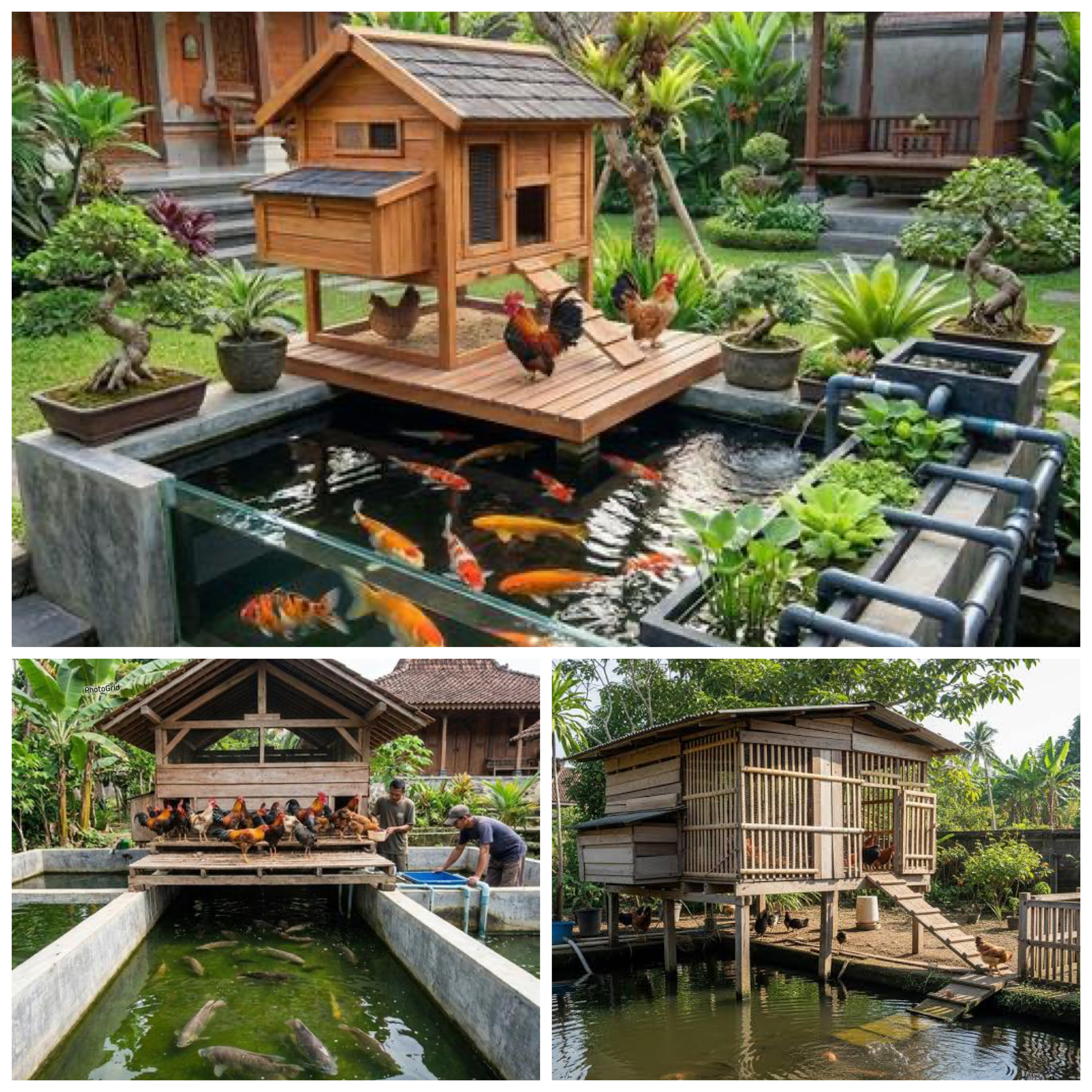 Cuan Ganda dari Satu Lahan! 5 Ide Ternak Ayam dan Ikan Sistem Longyam yang Ramah Lingkungan!