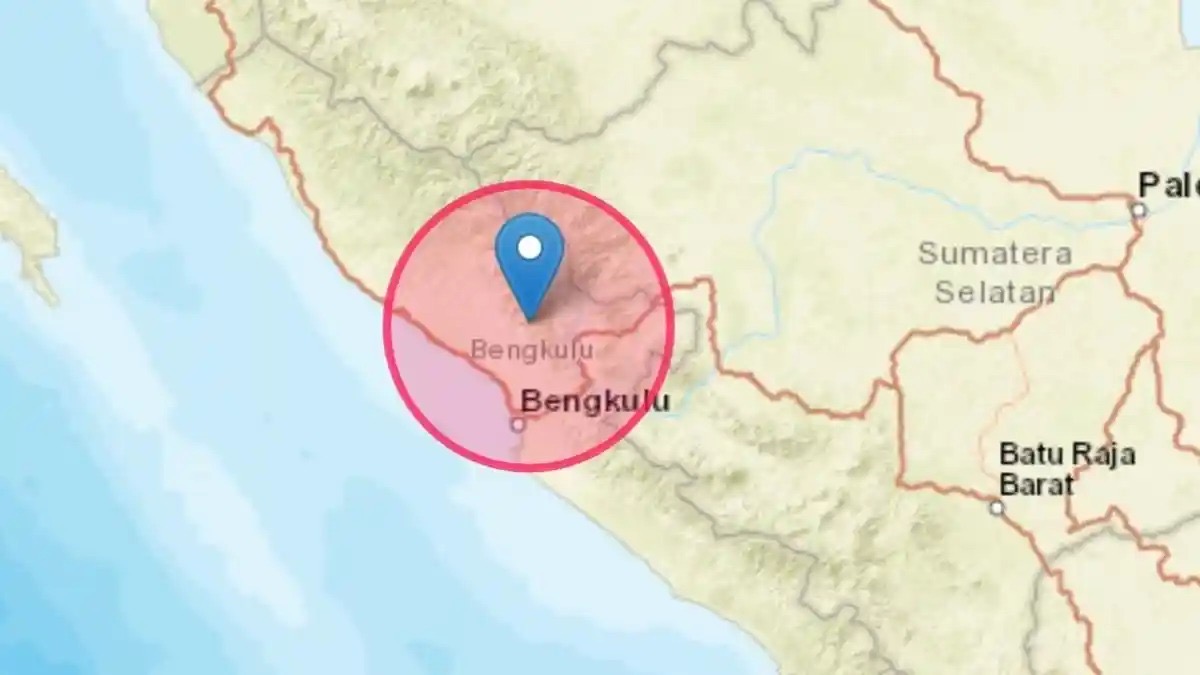 Gempa Magnitudo 5,5 Guncang Sumatra Bagian Selatan, Getaran Terasa Hingga Pagar Alam