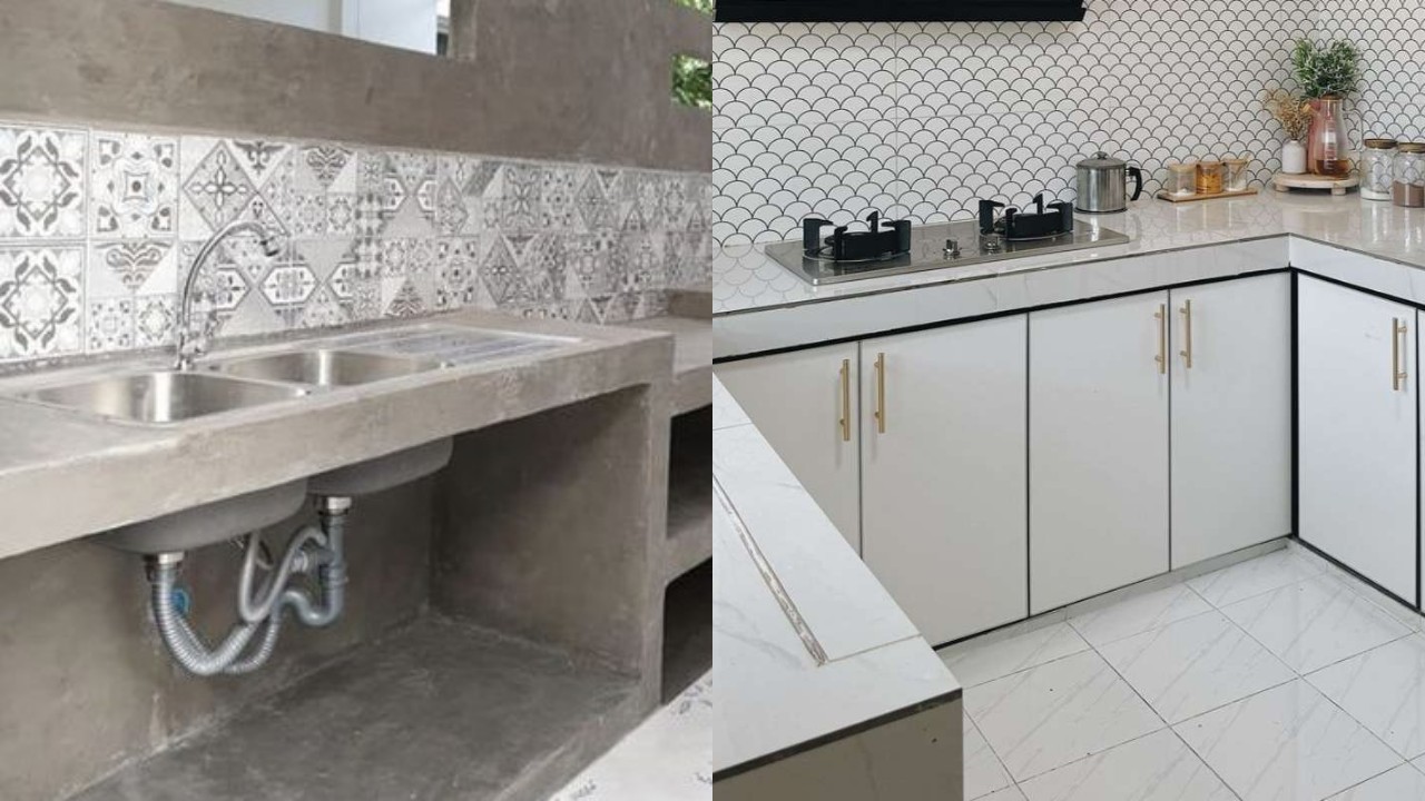 Bikin Dapur Makin Fungsional! Ini Model Meja Cor Minimalis yang Super Awet