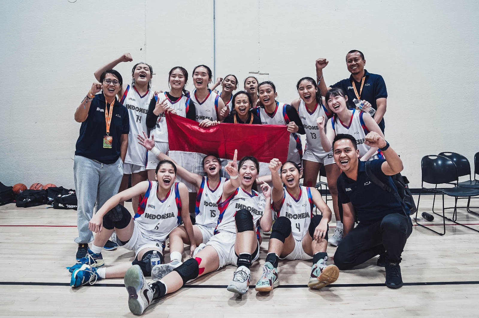 Tim Putri KFC DBL Indonesia All-Star 2023 Juara Kompetisi Basket di Amerika Serikat
