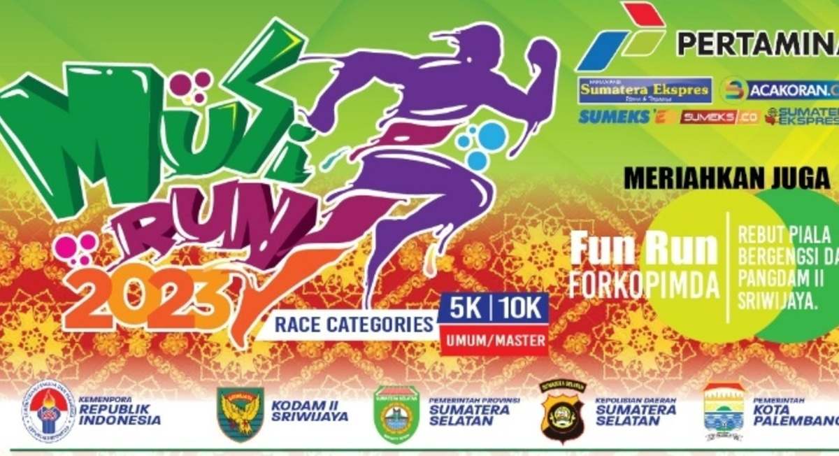 Hai Runners, Bersiaplah! MUSI RUN 2023 Segera Mulai. Jangan Terlewatkan Ya. Ini Link Pendaftarannya!