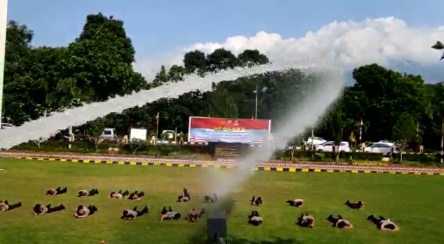 Gegara Naik Pangat 20 Bintara Disemprot Water Canon, Pesan Kapolres Pagar Alam, Tanggung Jawab Semakin Besar