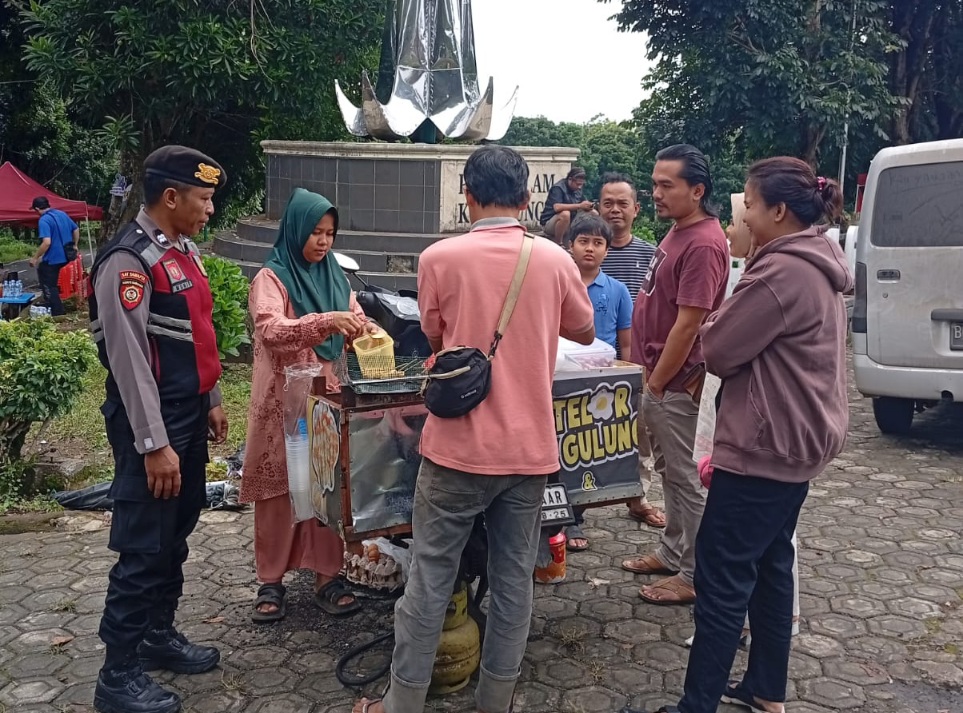 Berikan Rasa Aman di Wisata Gunung Dempo Pagar Alam, Samapta Patroli Dialogis