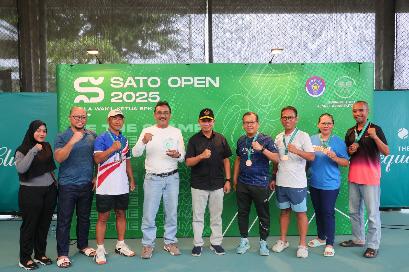 Tim Tenis ATR/BPN Raih Juara III Bersama di SATO Open 2025