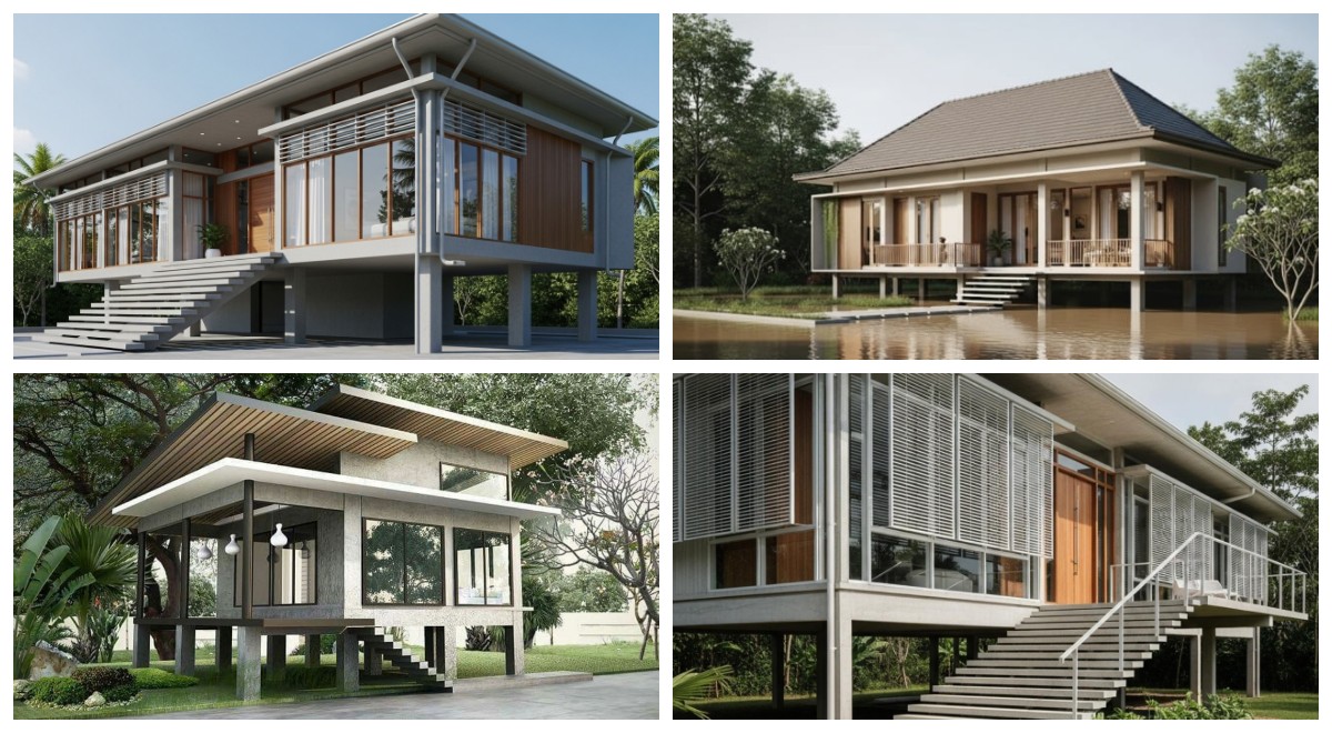 Rumah Naik, Air Turun: 5 Desain Hunian Minimalis Modern yang Tangguh Hadapi Banjir