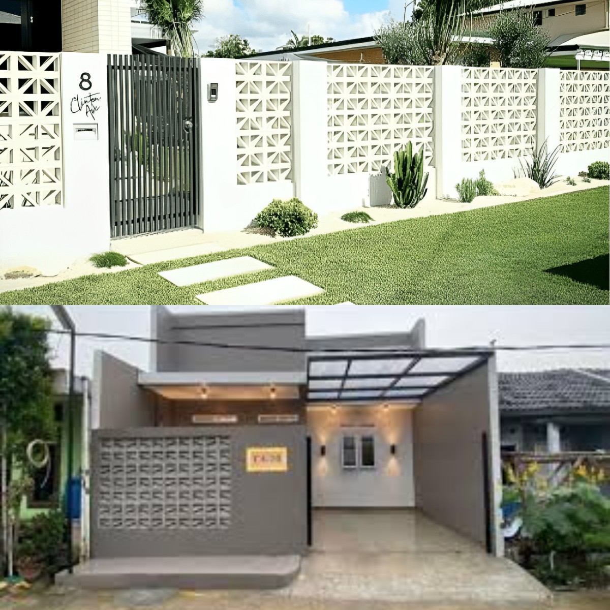 Ide Desain Pagar Tembok Roster yang Nyaman, Menarik dan Memaksimalkan Aliran Udara