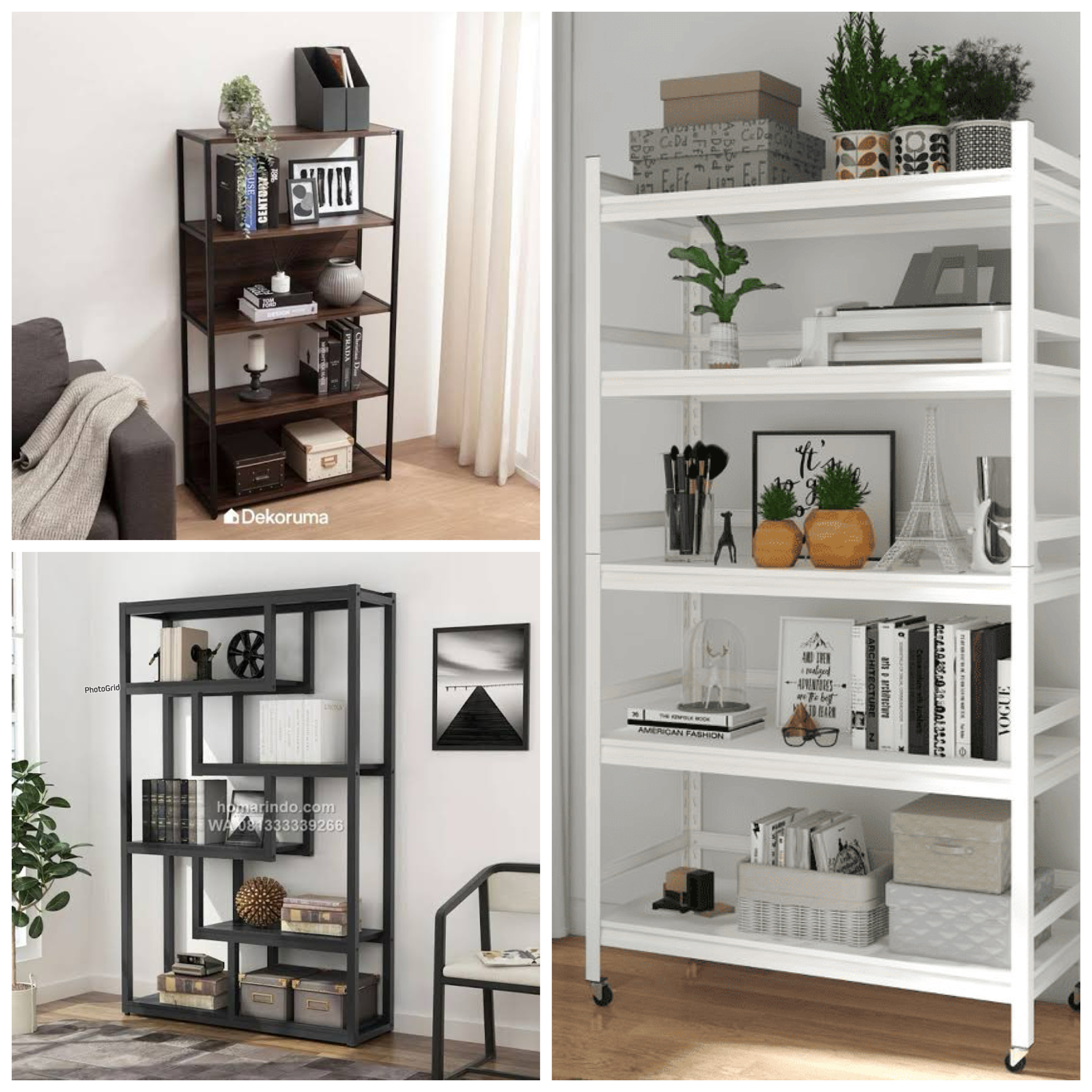 Rak Besi Minimalis, Solusi Cerdas Menata Rumah agar Rapi, Modern, dan Tidak Sumpek!