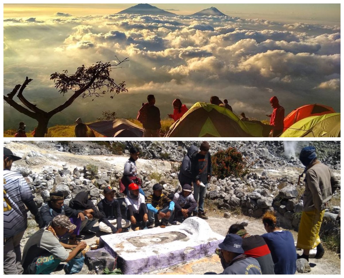 Taukah Kamu? Ternyata Inilah Sosok Makam Misterius yang Ada di Puncak Gunung Sumbing 