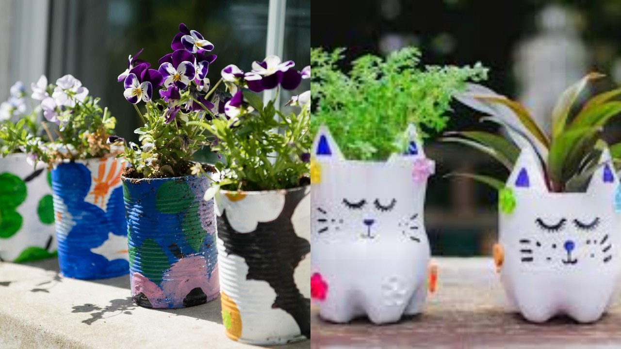 Desain Pot Bunga dari Botol Bekas yang Kreatif dan Ramah Lingkungan!