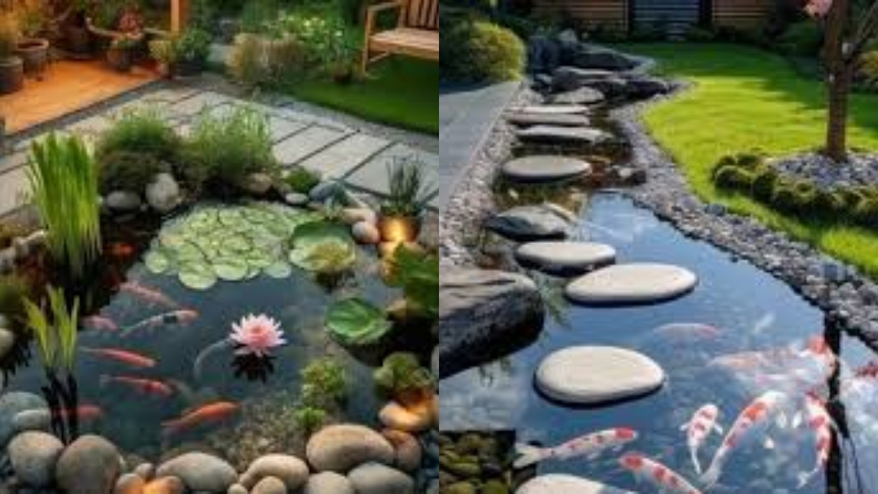 Sentuhan Batu Alam, Kolam Ikan Minimalis Bikin Rumah Lebih Hidup!