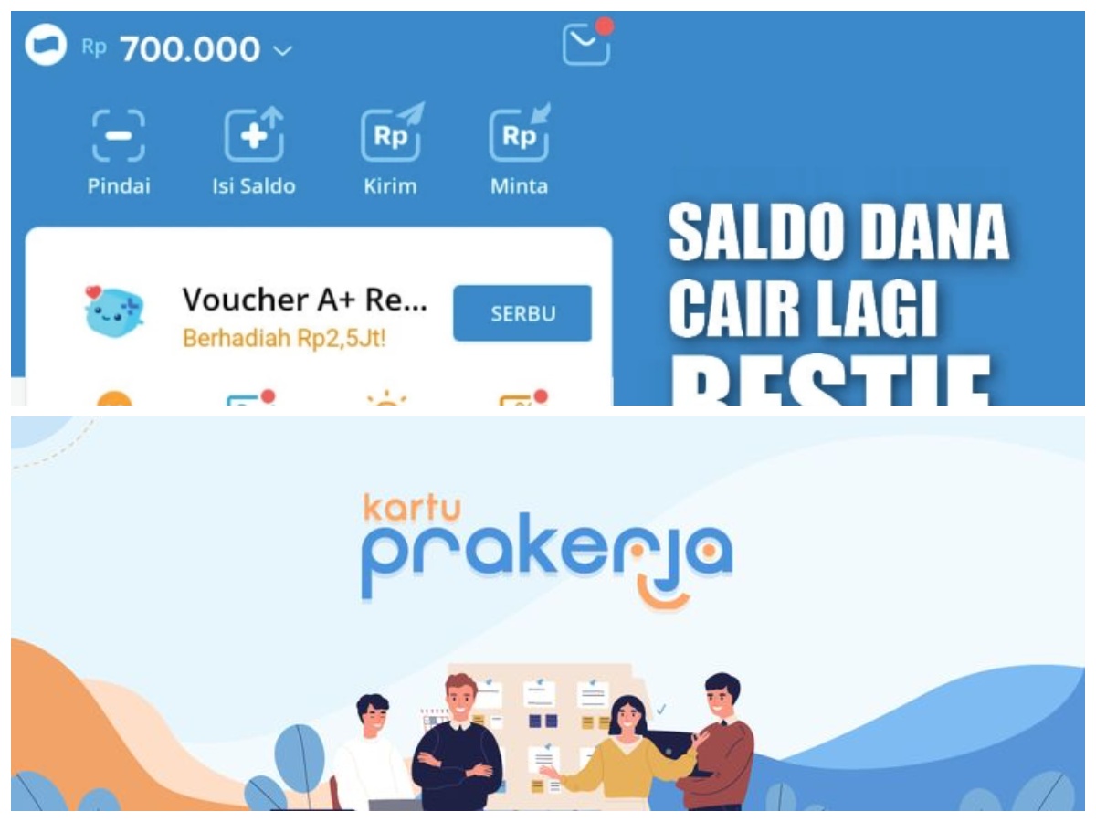 Peluang Emas, Dapatkan Saldo DANA Rp700.000 Gratis dari Program Kartu Prakerja!