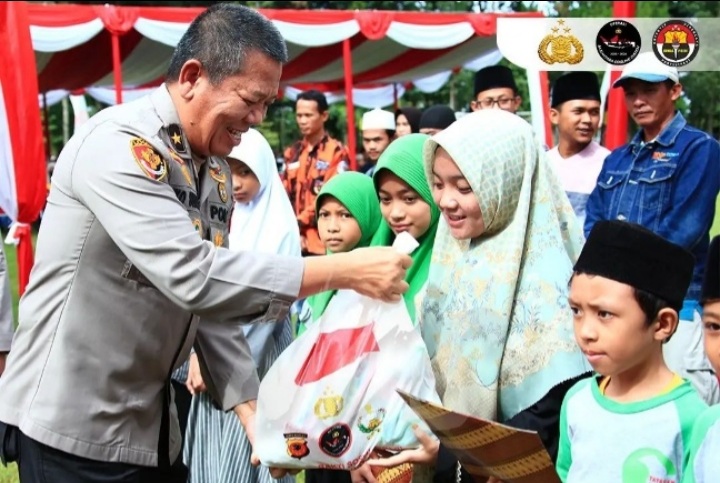 Bakti Polri Presisi Untuk Negeri, 5000 Sembako Dibagikan di Sukabumi