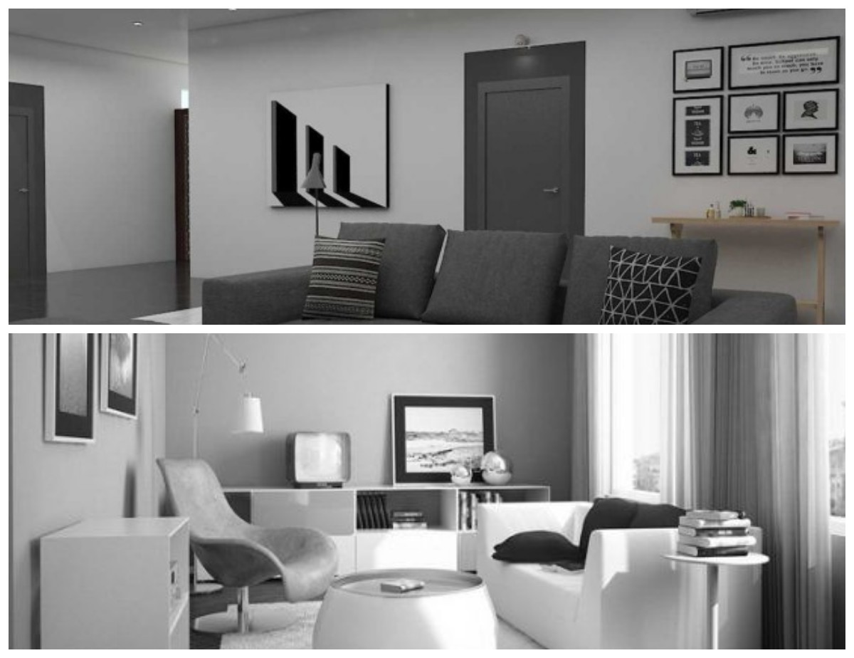 7 Trik Desain Interior Monokrom Modern agar Rumah Tetap Hangat, Nyaman, dan Tidak Kaku