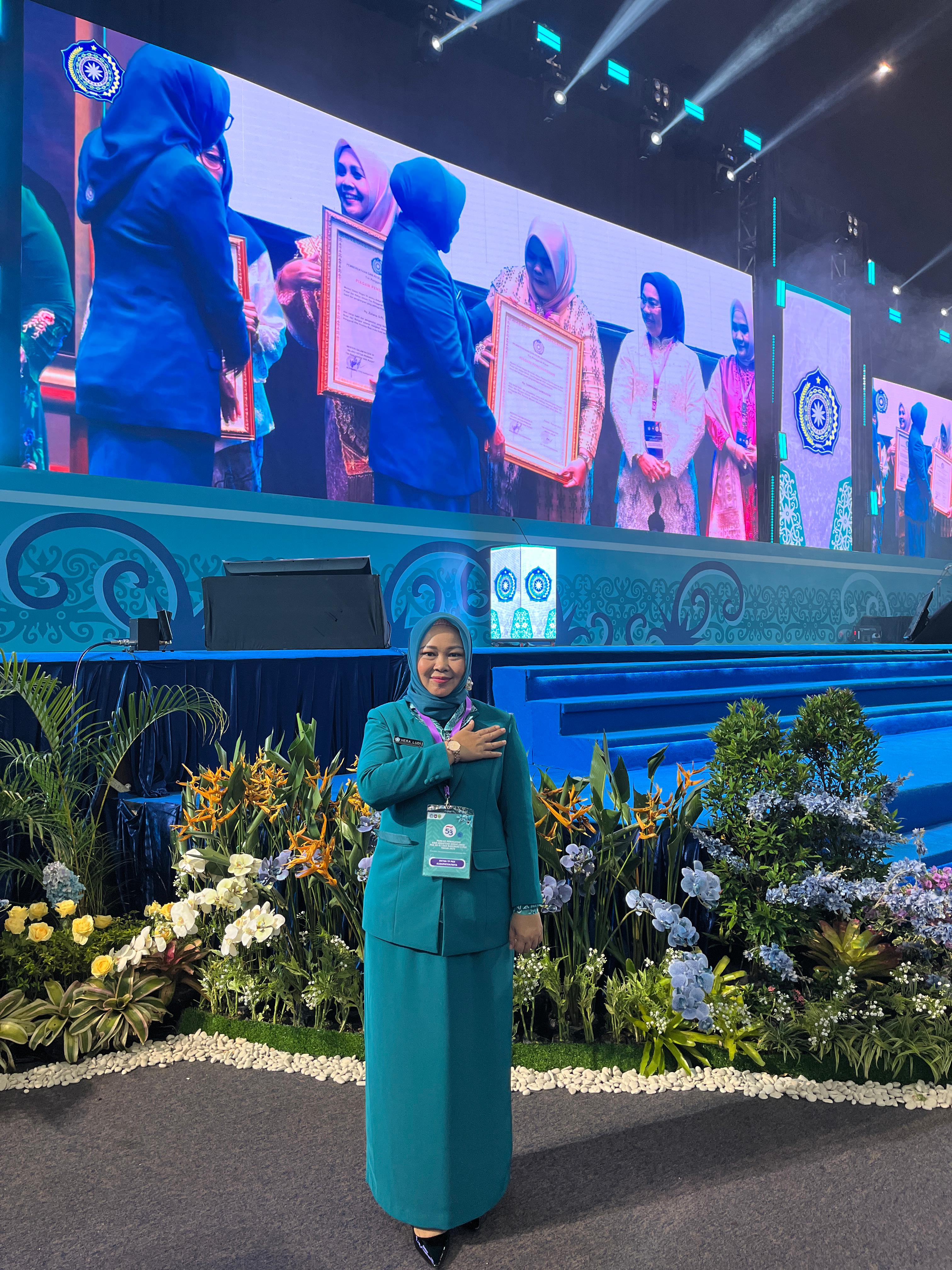 Ketua TP-PKK Kota Pagar Alam, Hera Parianti Ludi, Hadiri Rakernas PKK dan Puncak HKG PKK ke-53