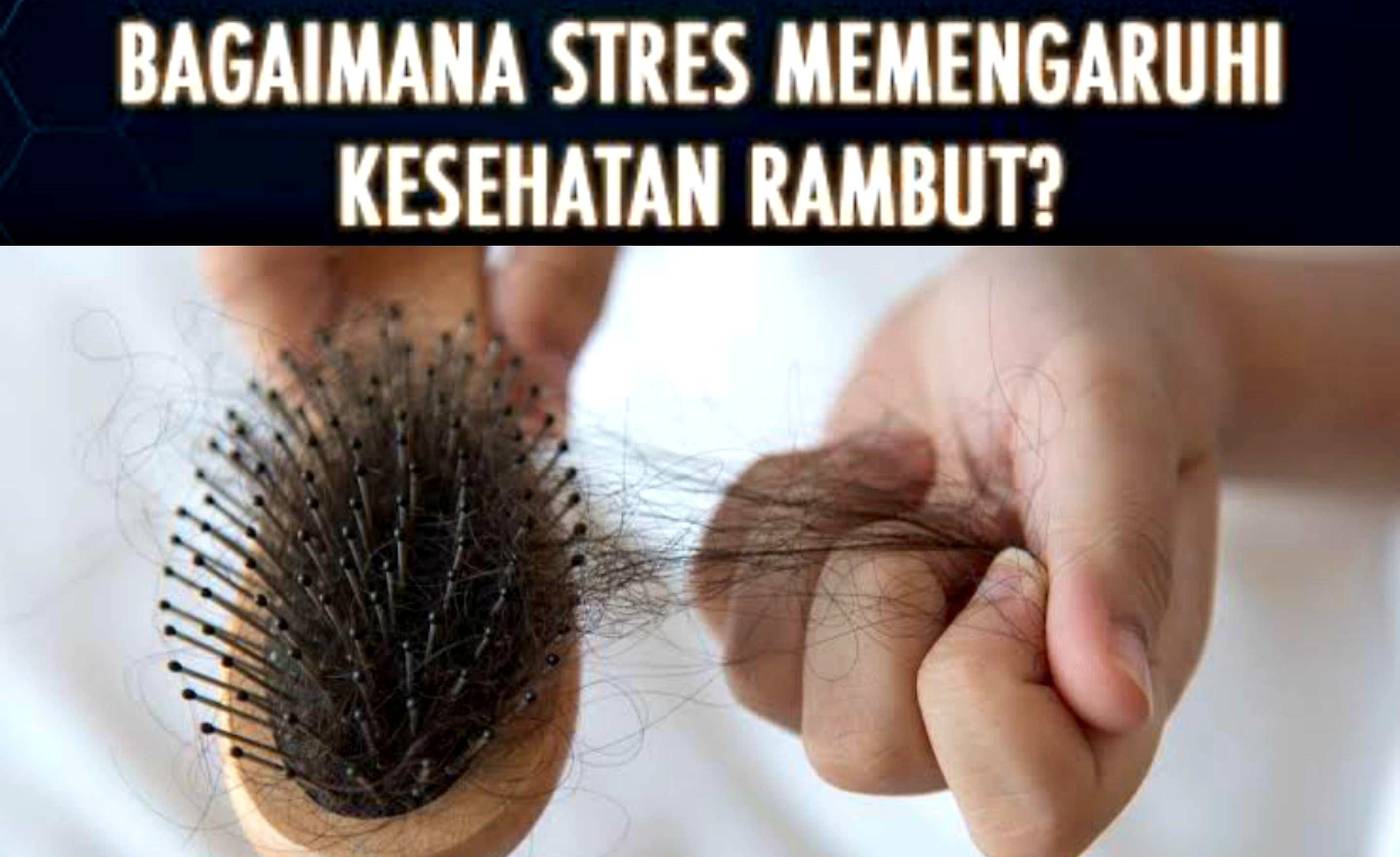 Stres di Rumah Bisa Picu Rambut Rontok Lho! Ini Tips Atasi Kerontokkan Rambut