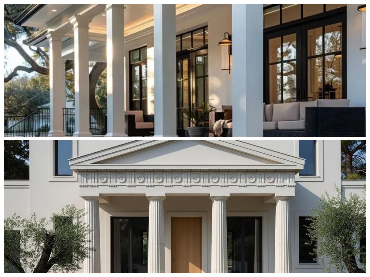 Elegan dan Berkelas! Inspirasi Desain Pilar Depan Rumah Klasik Modern yang Simpel