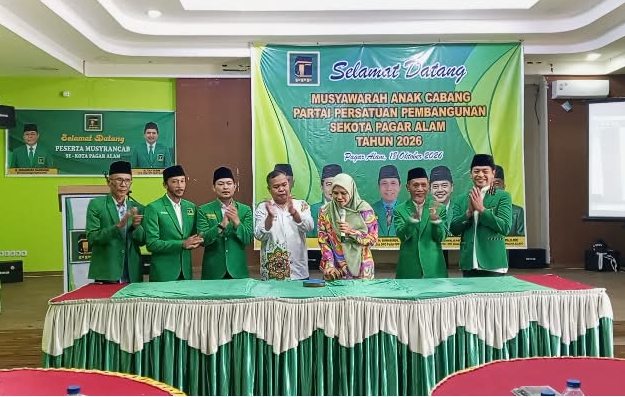 DPC PPP Pagar Alam Gelar Musyancab, 5 Pengurus PAC Resmi Terbentuk
