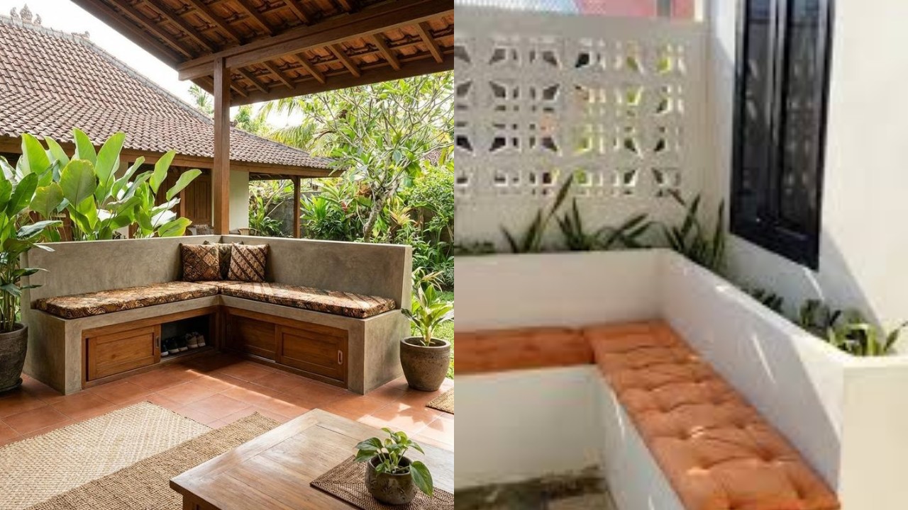 Lahan Sempit? Ini Model Teras dengan Bangku Storage yang Wajib Dicoba
