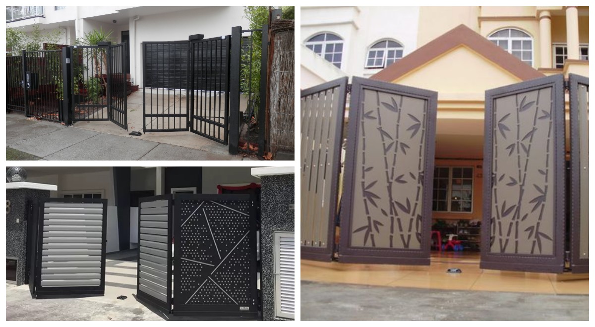 14 Model Pagar Lipat Minimalis Kekinian yang Bikin Tampilan Rumah Makin Modern!