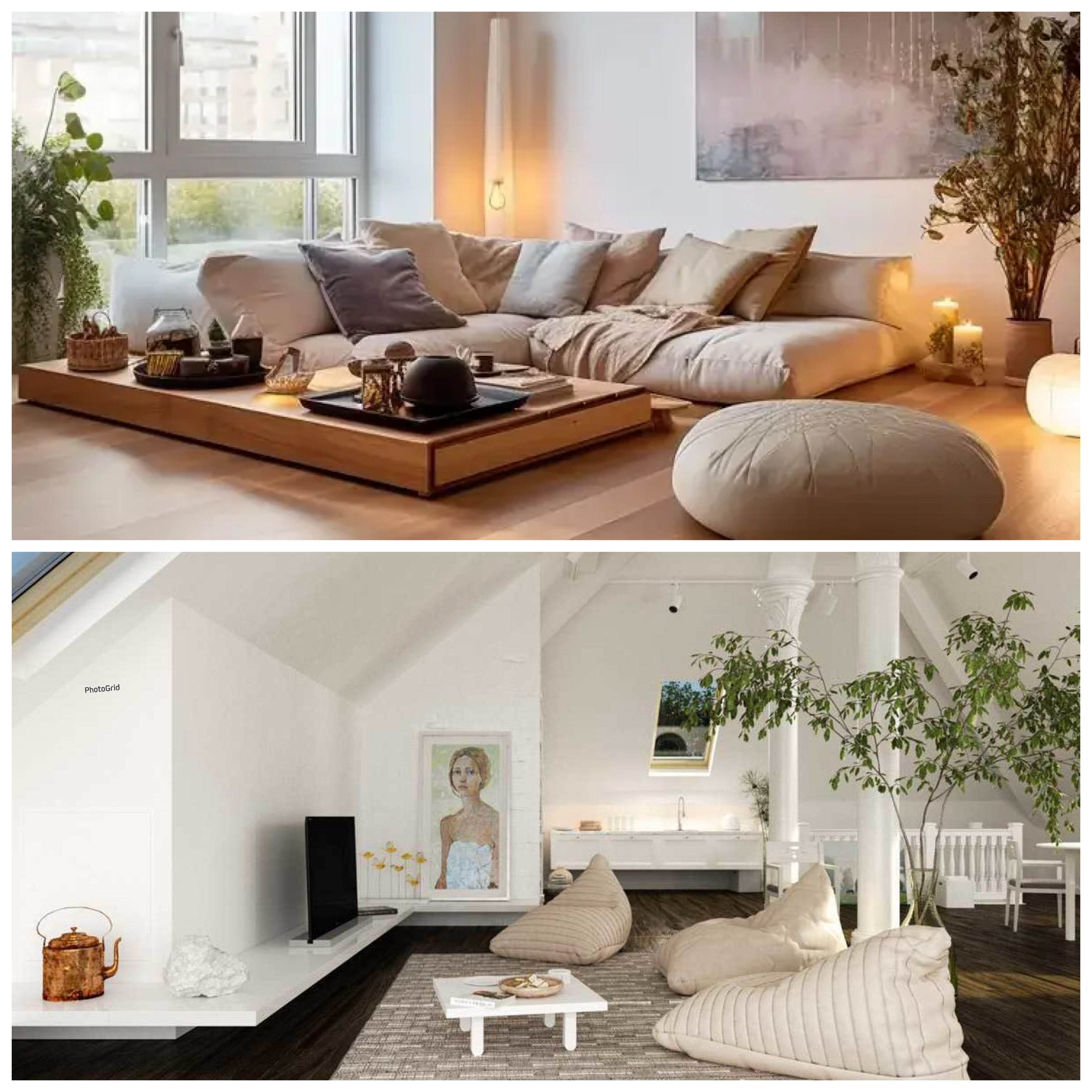 Rumah Kecil Makin Lega! Inspirasi Ruang Tamu Minimalis Tanpa Kursi!