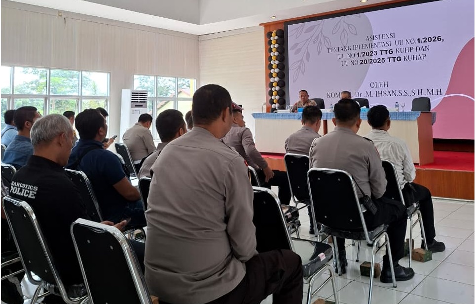 Hadapi Era Digital, Bidkum Polda Sumsel Sosialisikan KUHP dan KUHAP Baru 