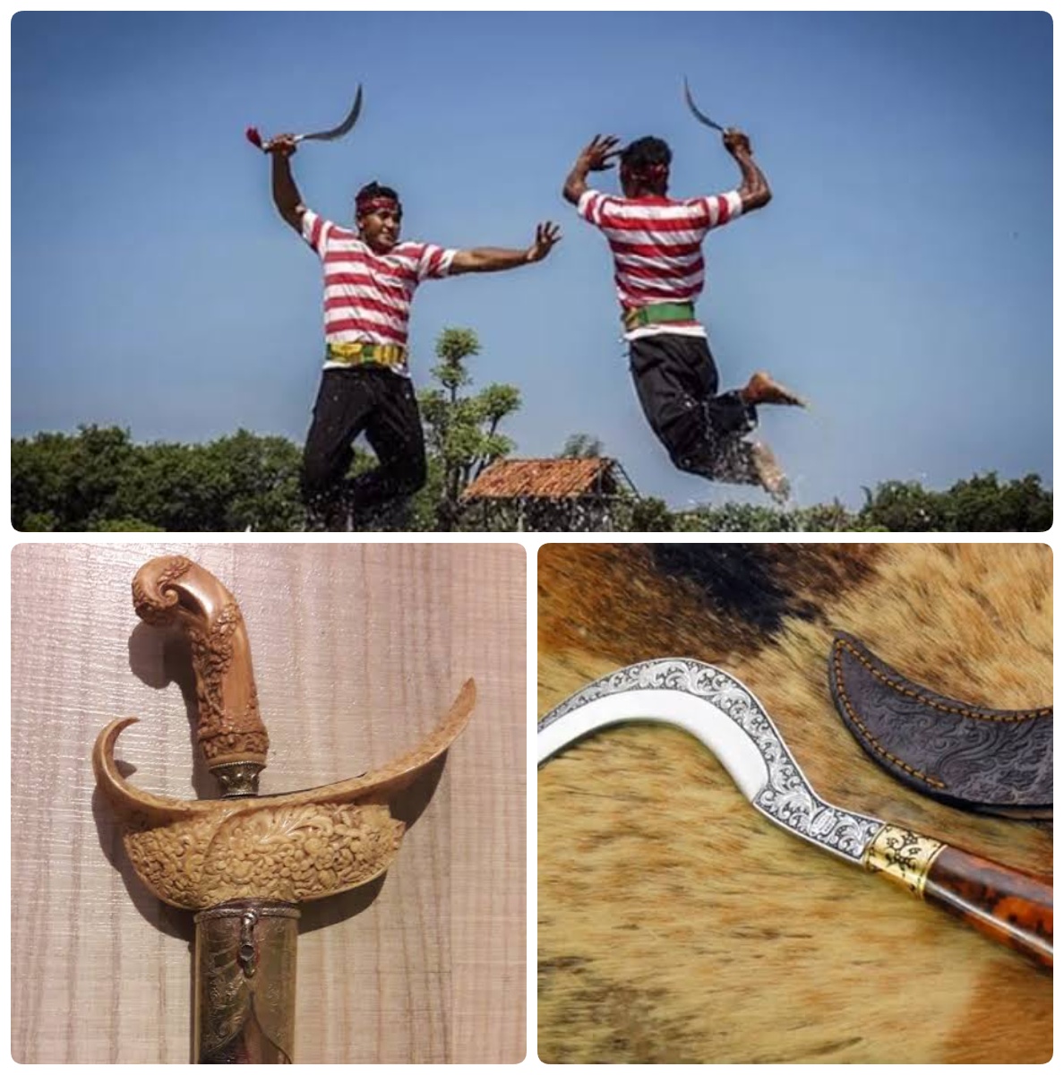 Cerminan Identitas Masyarakatnya. Inilah Senjata Kuno Jawa Timur. No 5 Biasa Untuk Carok!